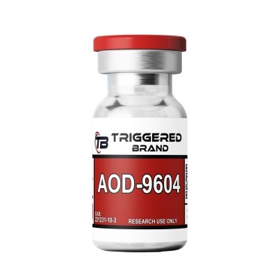 AOD-9604 2mg research peptide vial by Triggerd Brand