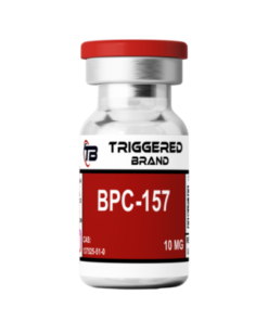 BPC-157 10mg research peptide vial by Triggerd Brand