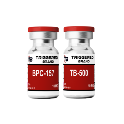 BPC-157 10mg and TB-500 10mg research peptide bundle by Triggerd Brand