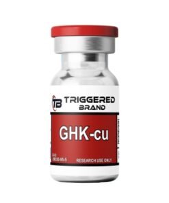 GHK-Cu 50mg research peptide vial by Triggerd Brand